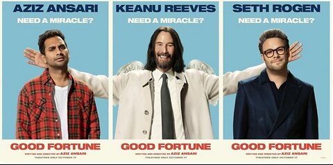 Good Fortune - Official Trailer 2025 - #keanureeves #sethrogan #azizansari #comedy #drama #sandraoh