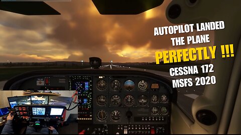 🧠 Autopilot Landed My Virtual Cessna 172 Flawlessly — I Only Touched Throttle! | MSFS Precision 🇸🇰