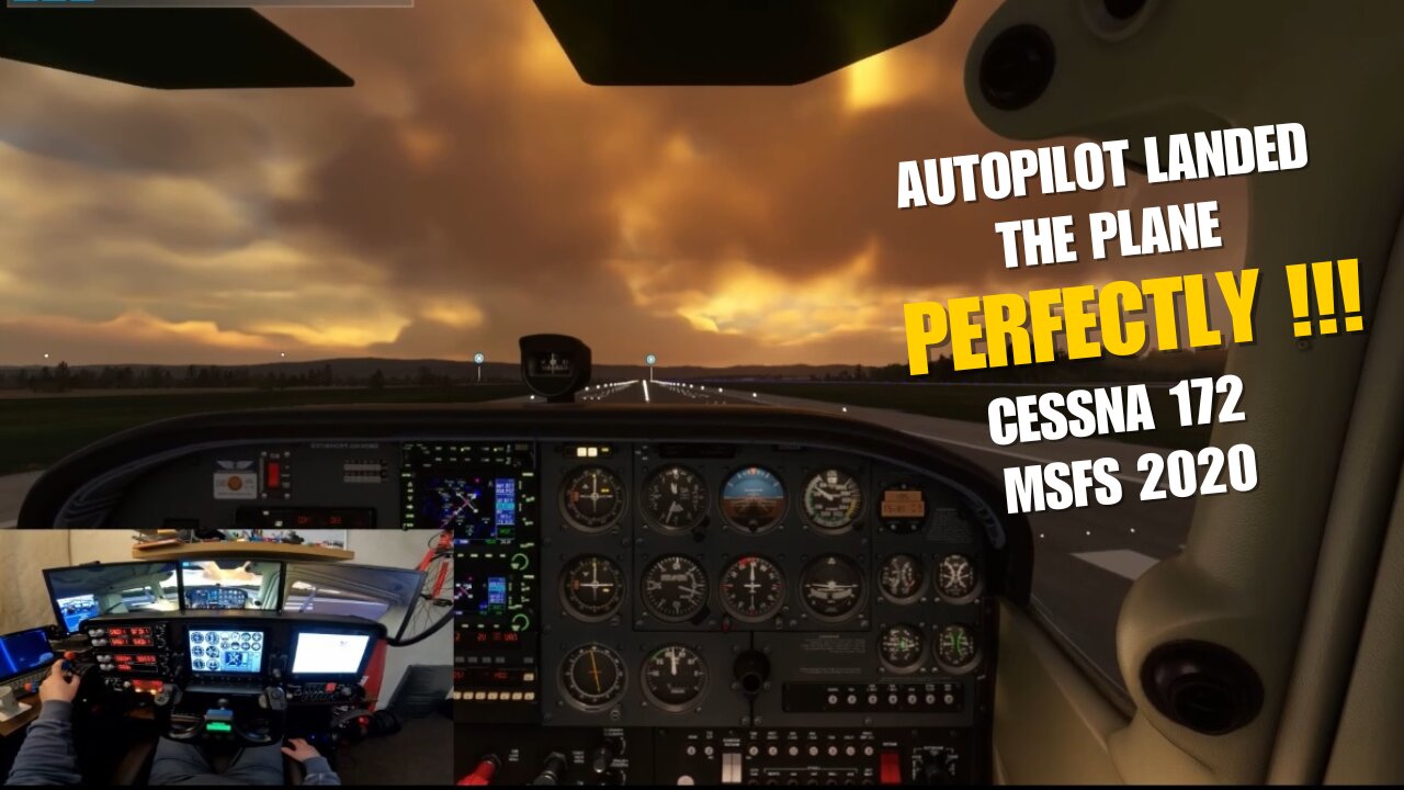 🧠 Autopilot Landed My Virtual Cessna 172 Flawlessly — I Only Touched Throttle! | MSFS Precision 🇸🇰