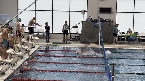 League prelims 50 breast leg of 200 medley relay