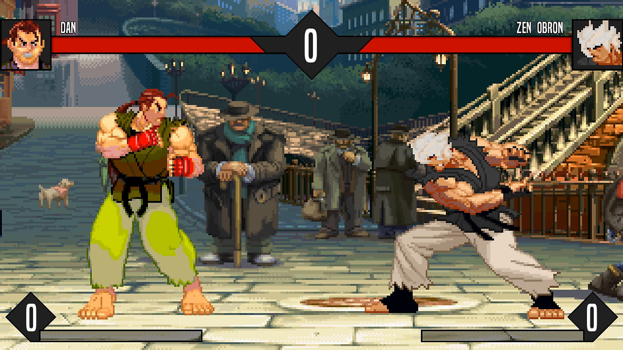 MUGEN - SF3 Dan vs. Zen Obron - Download