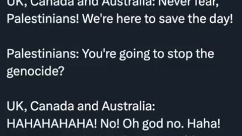 Palestine a State! Yeah. Stop genocide not so much!