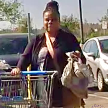 Bad People Orlando: inconsiderate woman pushes cart into Handicap Spot in front of senior care.