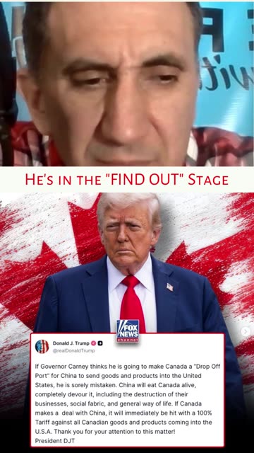 Trump Makes a Major THREAT to "Governor" Mark Carney!