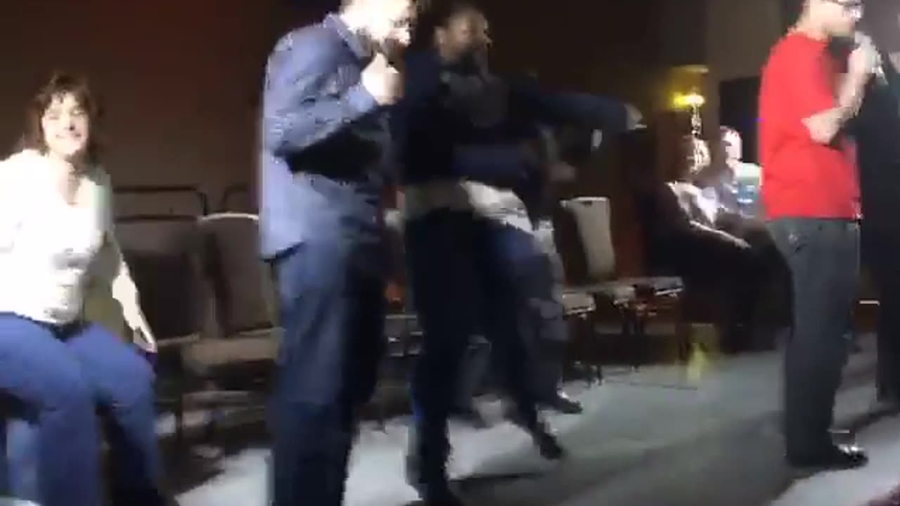 Lowkey lapdance during a rock concert