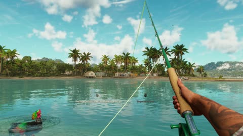 Far Cry 6 - Pescando en compañía del pato pollo