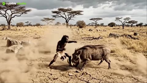 Life a Million Years Ago | A family of cavemen who stole a wild boar baby were retaliated against!