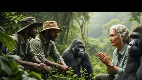 Gorilla Saves City Woman in African Jungle