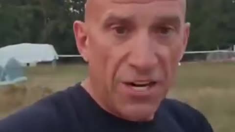 Canadian Army combat veteran Sgt. Mike Rude (retired) captured the arrival of yet another 18 wheeler