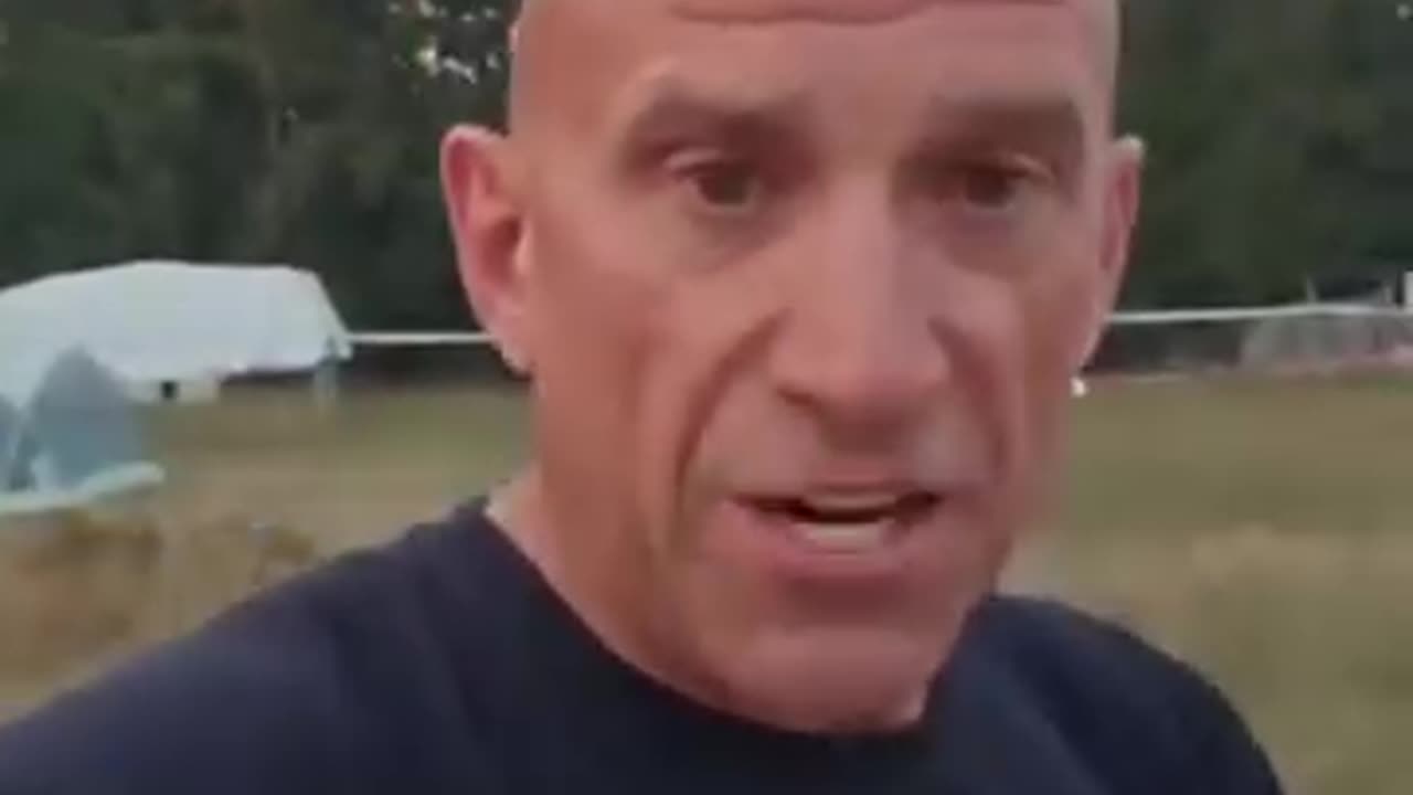 Canadian Army combat veteran Sgt. Mike Rude (retired) captured the arrival of yet another 18 wheeler