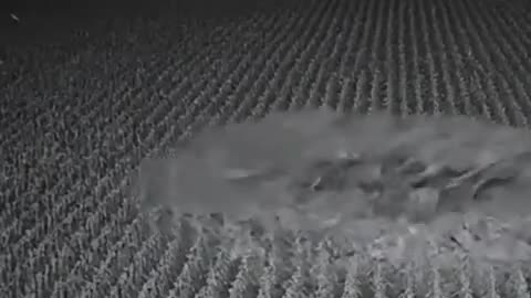 CCTV Catches Mysterious Crop Circle Forming in Real Time! 🌾