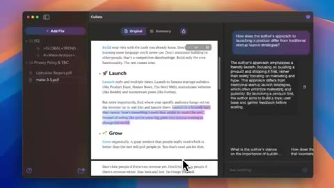 Revolutionize How You Read & Summarize PDFs on Mac – Meet Collate!