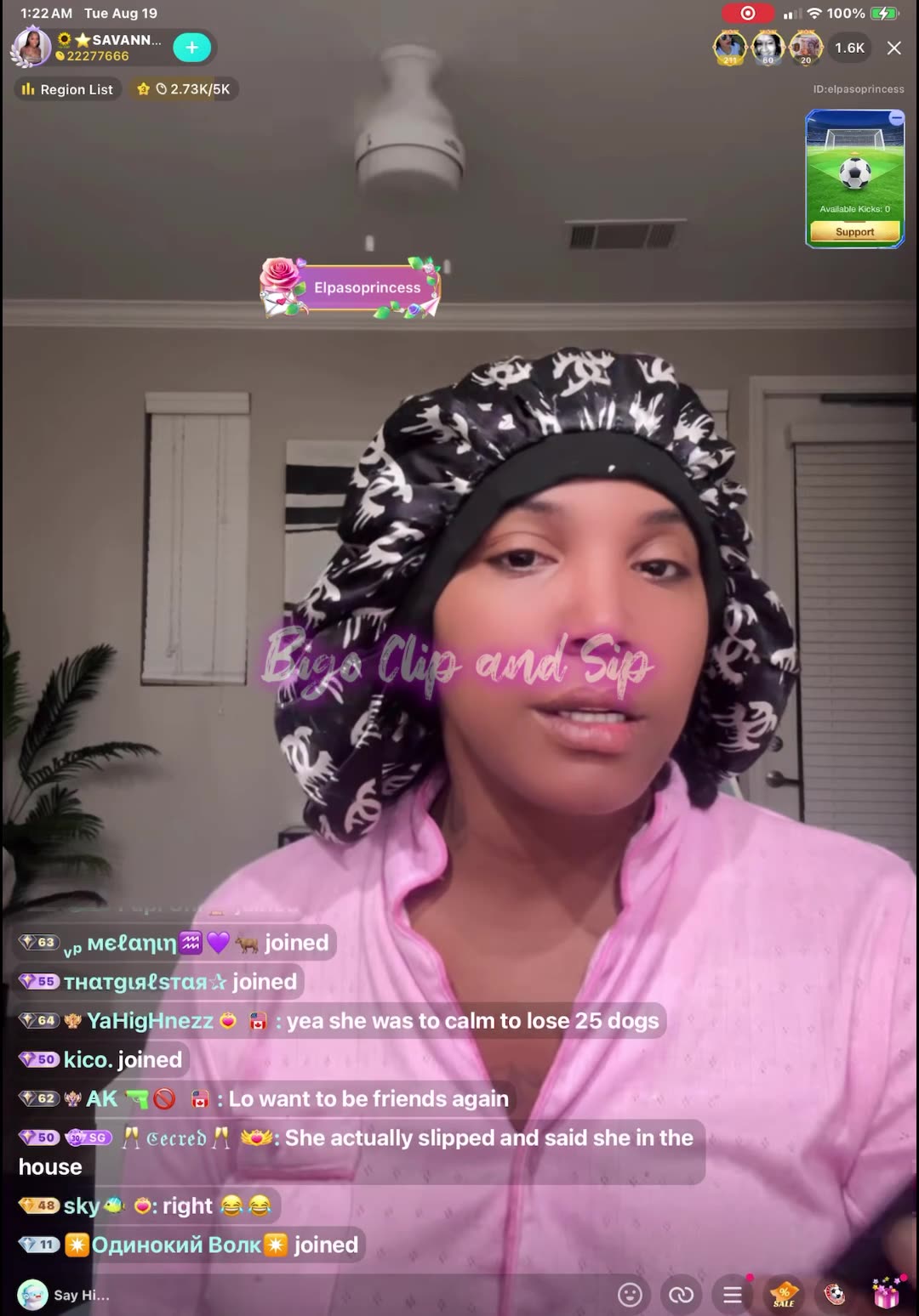 Savanna says MadamLo stole her blueprint n ran with it n more 8/19/25 #bigoclipandsip