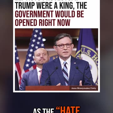 Speaker Johnson Makes a Good Point About "No Kings" Protest