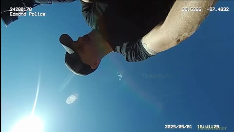 Bodycam shows officers being stabbed twice in an ambush attack during a traffic stop