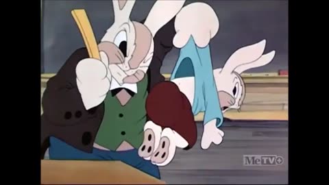 Spanking scene from The Foolish Bunny 1938