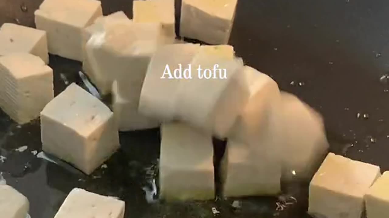 Delicious tofu & mushroom