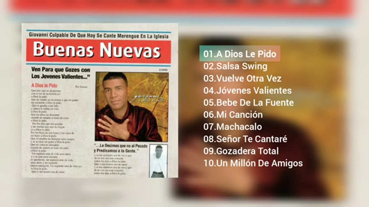 Giovanni Rios - Buenas Nuevas - Album Completo.