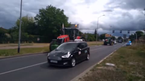 Farmers also join patriots in patrolling borders in Poland.