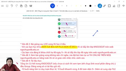 [48 NGÀY CHỐT HẠ 9+] Tổng ôn trọng tâm buổi 01