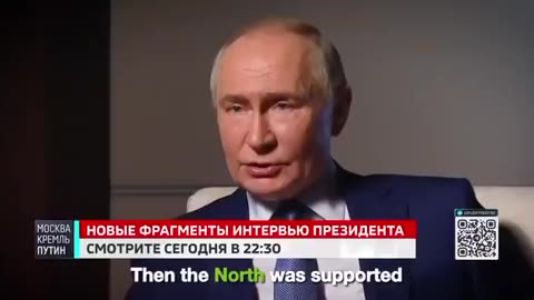 President Vladimir Putin says Russia helped the US gain independence from Britain