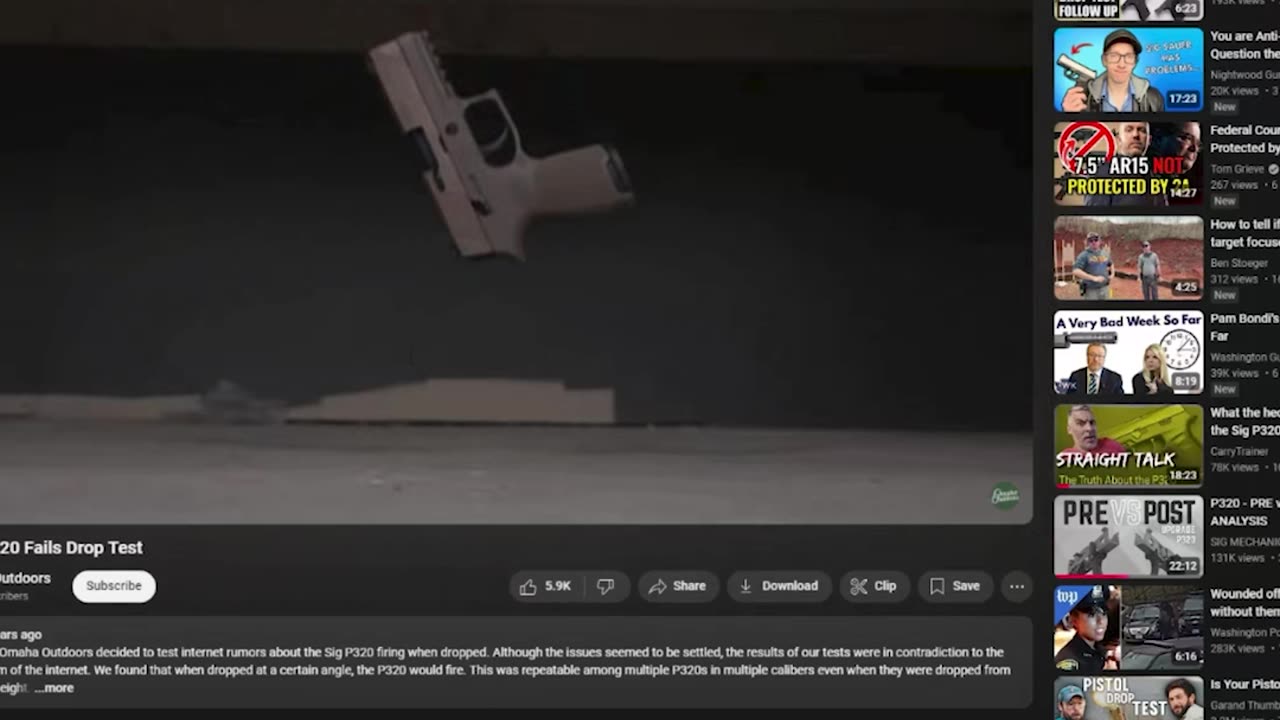 SIG's first p320 issue #sigsauerp320