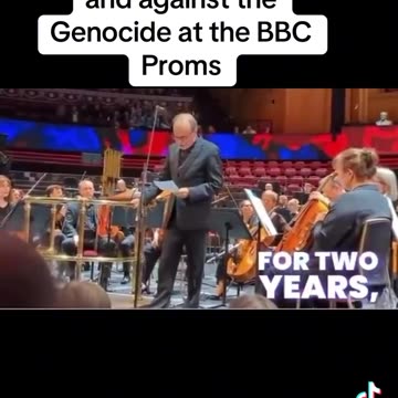 BBC Proms stops performance to speak out against genocide in Gaza