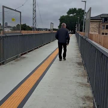 View of Vilnius Train Station from the Bridge 🚉