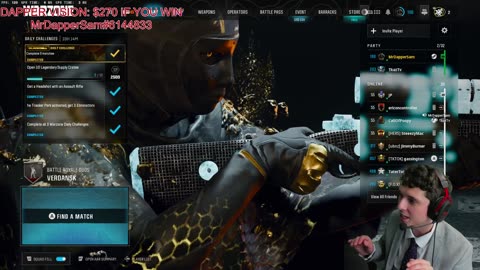 🔴 Warzone Challenge: Dapper Vision™