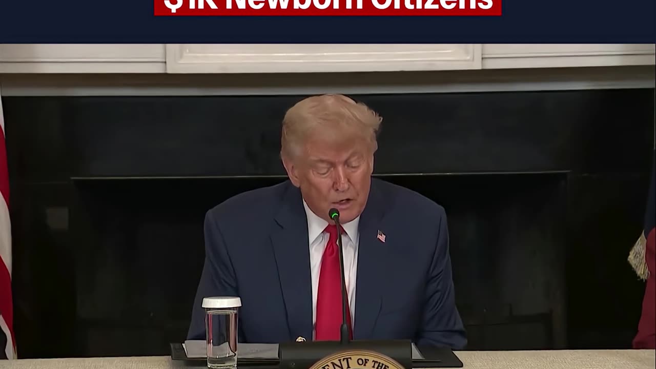 POTUS discuses the Trump Accounts in the One, Big, Beautiful Bill.