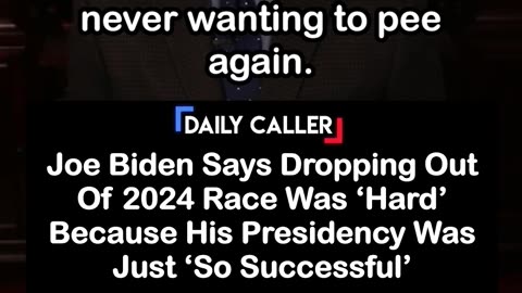 Joe Biden: Dropping Out Of Race ‘Hard’ Because Presidency Was ‘So Successful’