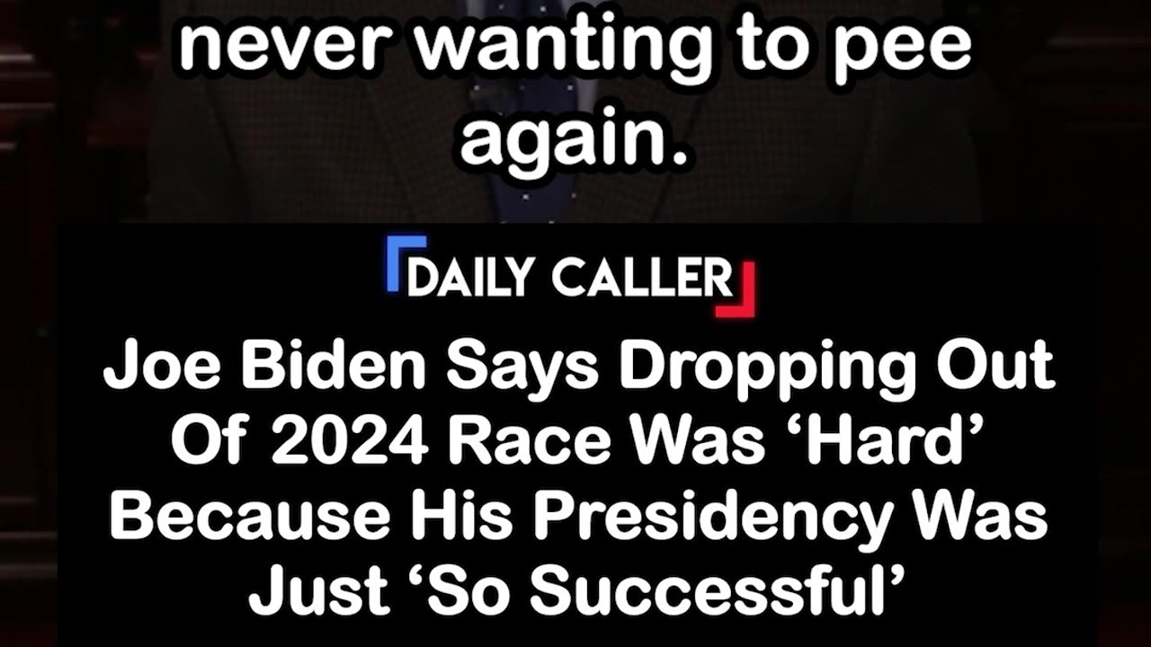 Joe Biden: Dropping Out Of Race ‘Hard’ Because Presidency Was ‘So Successful’