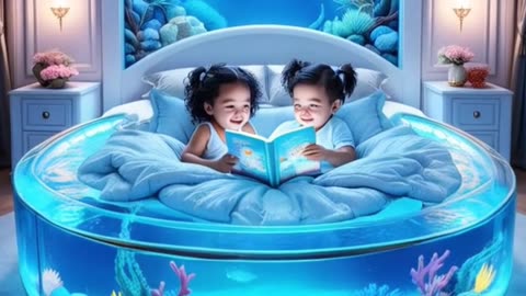 LED Aquarium Bed Design That Wows! 🌟🐬🧜‍♀️,