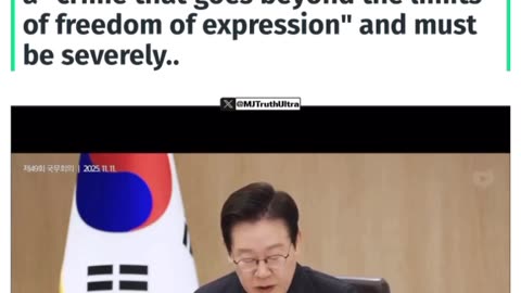 South Korean President - Hate speech and misinformation must be severely punished