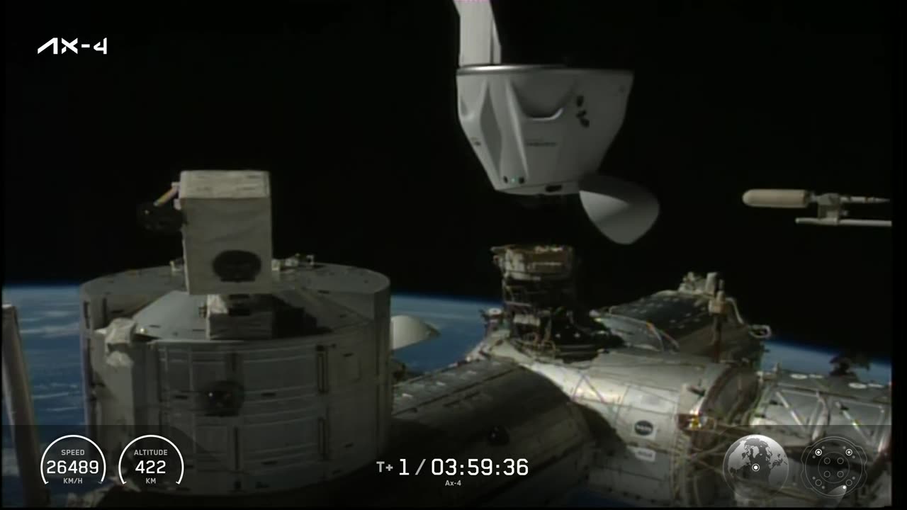 Dragon is go for final approach and docking with the @Space_Station Docking confirmed!