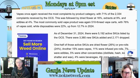 Ganja News Update Ep124 - June 2nd, 2025