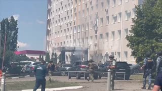 🚁🔥 Ukraine Russia War | Drone Strike Hits Oktyabrsky District Court in Belgorod | RCF