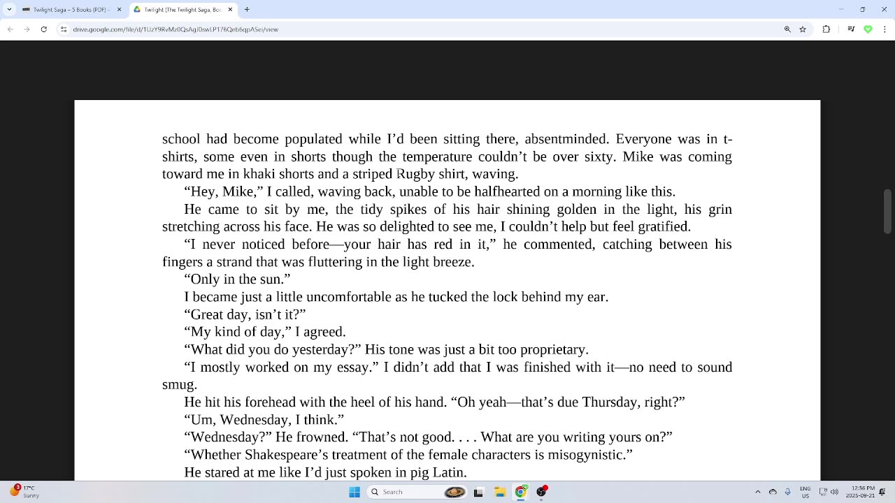 Twilight - Book 1 - chapter 7