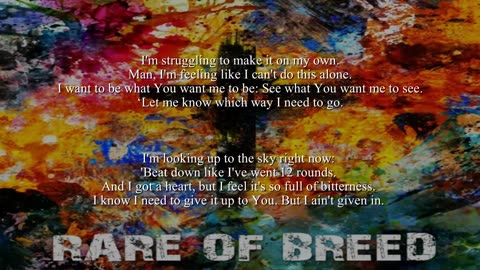 Rare of Breed (feat. Kid Prince · Music-A1) Lord Help Me { Lyrics } Remix 1 Christcore PC FX