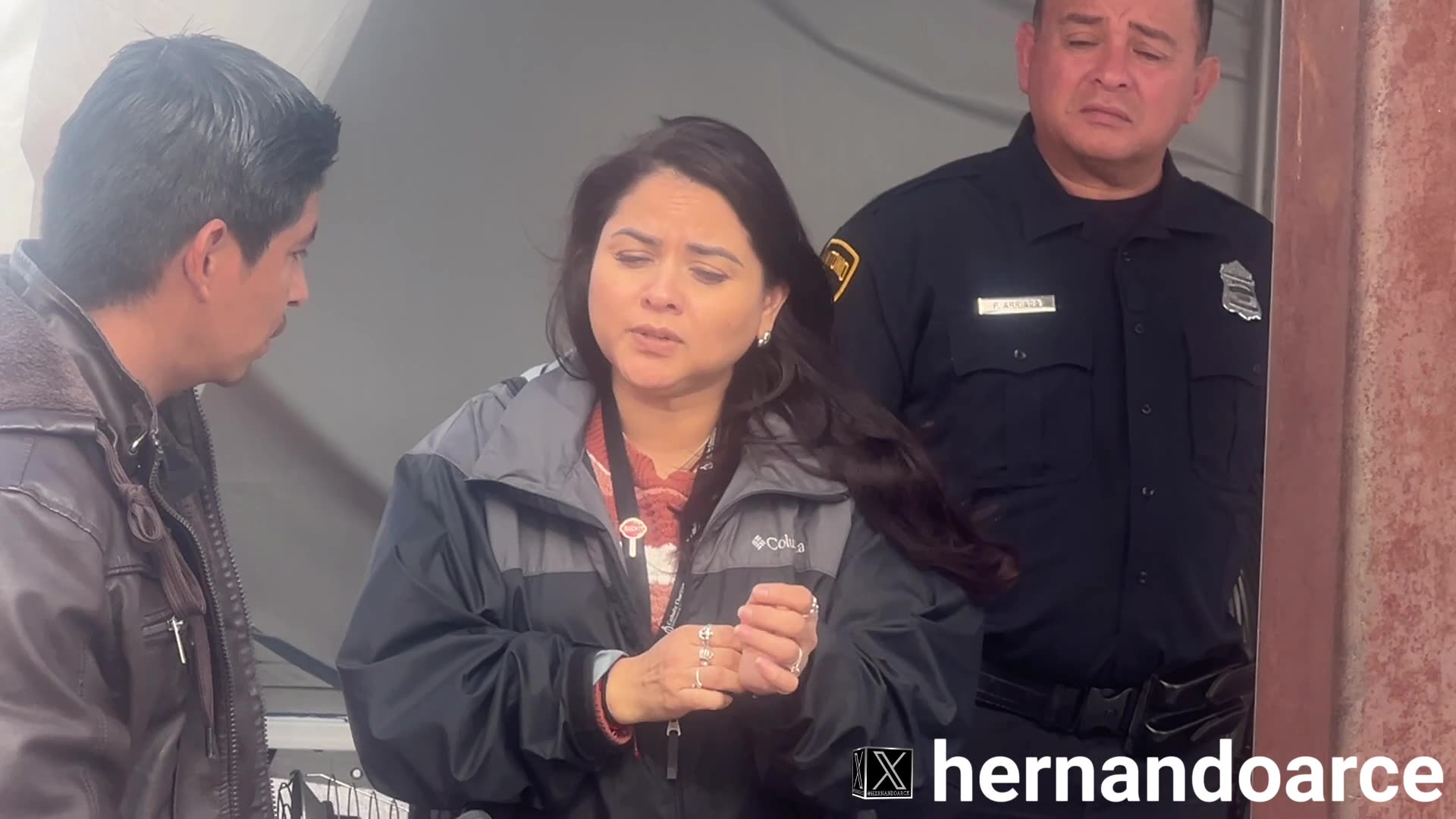 An illegal is held up at the ARC gate and is not allowed inside