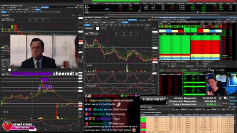 LIVE Day Trading the Stock Market