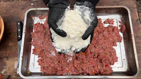 Cooking Meat Pies in Nature
