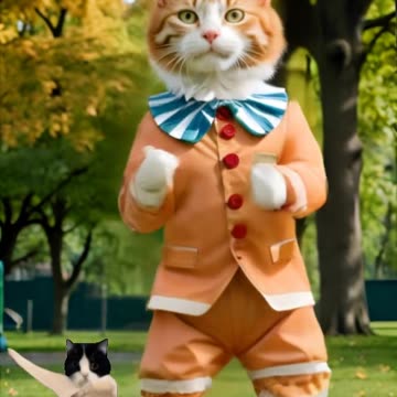 Trending ai funny cat video