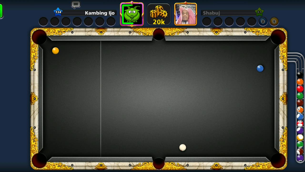 A Clean Game of 8 Ball Pool (No Gimmicks)