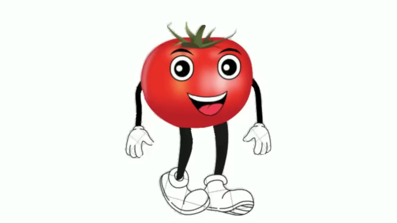 Tommy the Happy Tomato 🍅 | Fun & Healthy Fruit Story for Kids!