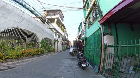 Decent Neighborhood Fortune Street in Taguig City in the Philippines