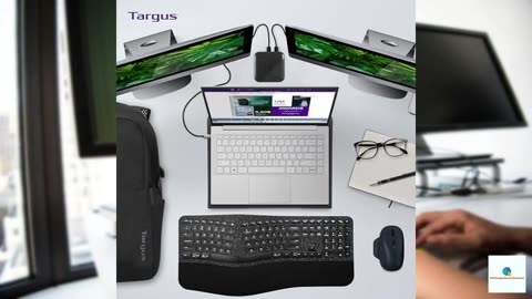 Targus 17 Inch Dual Fan Lap Chill Mat - Soft Neoprene Laptop Cooling Pad for Heat Protecti