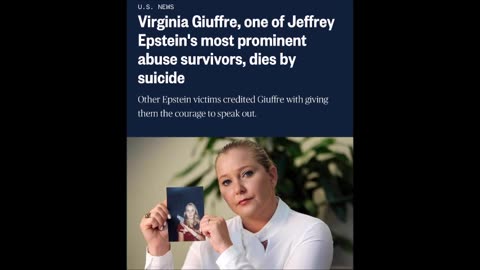 Virginia Giuffre Suicide