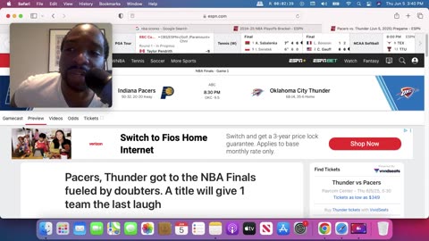 NBA Finals game 1 pick Pacers vs Thunder rant