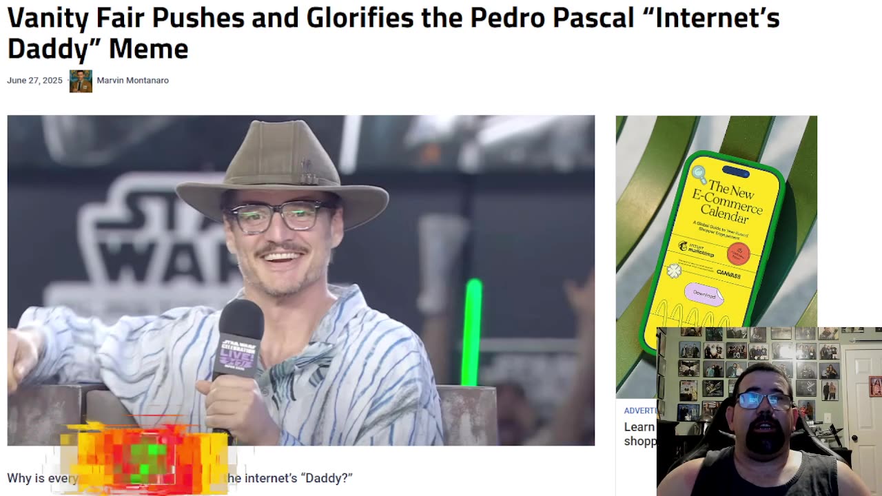 Vanity Fair Pushing The Pedro Pascal Meme DADDY